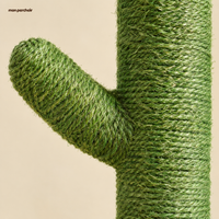 Arbre à chat cactus 5 niveaux, sol-plafond, son décor cactus